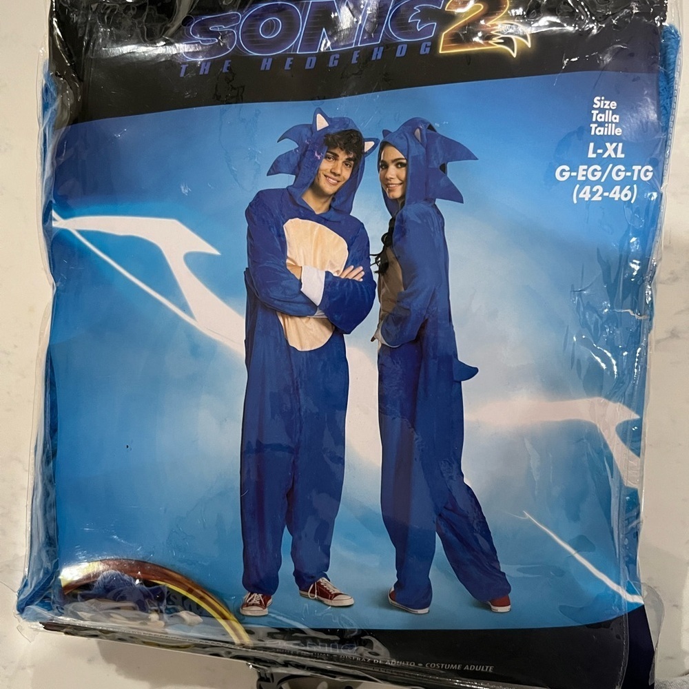 🚨🚨‼️SOLD 🚨🚨🚨‼️sonic the Blue Hedgehog Hero Costume - Picture 3 of 6